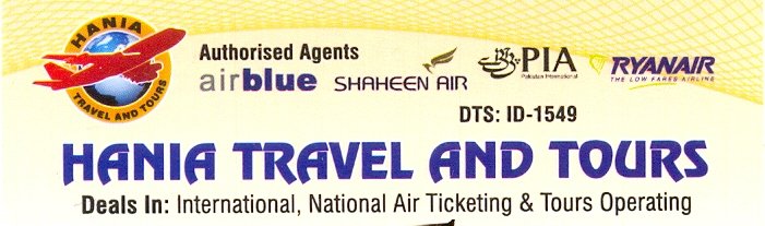 Hania Travel & Tours Islamabad