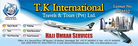 TK International Travels & Tours (Pvt) Ltd Islamabad
